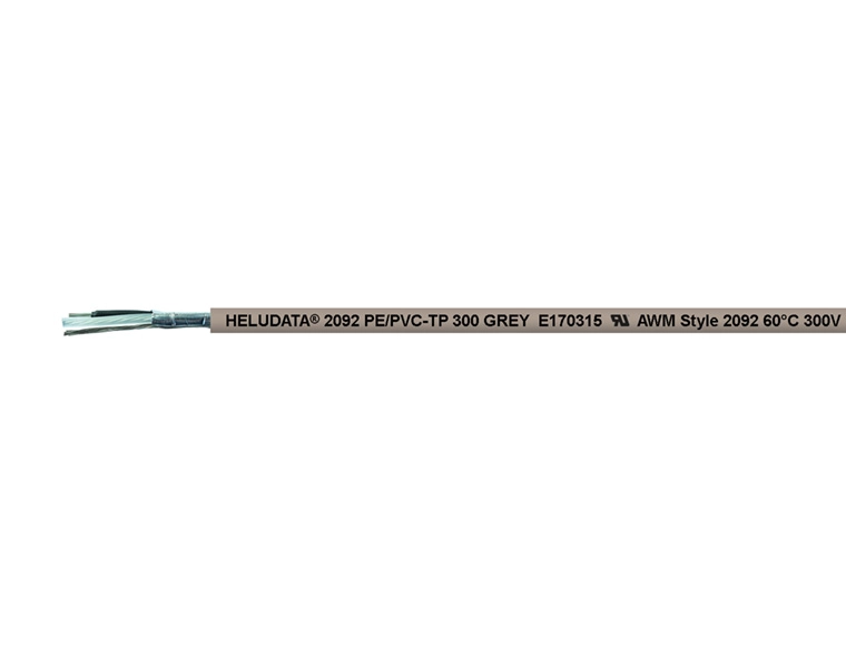 HELUDATA® 2092 PE/PVC-TP 300 GREY