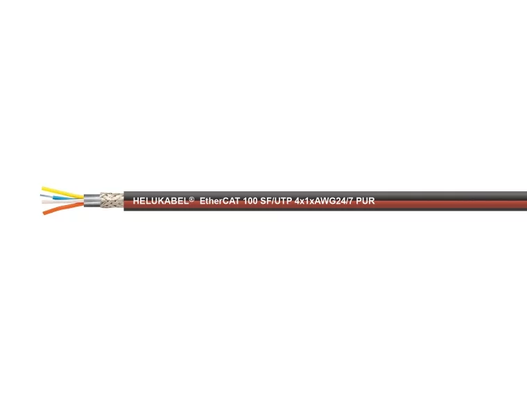 HELUKABEL® EtherCAT-P100S-M CAT.5e SF/UTP PUR CHAIN
