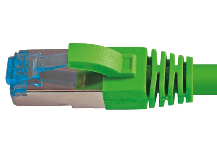 HELUKAT® CONNECTING SYSTEMS® INDUSTRY HELUKAT500IND S/FTP CAT.6A Extraflex RJ45-IP20 180°