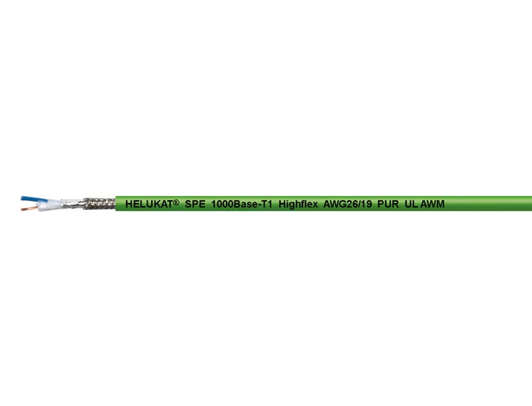 HELUKAT® SPE Type C 1000BASE-T1 THIN SF/UTP  PUR CHAIN