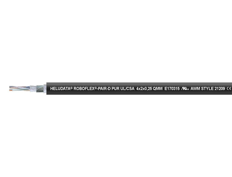 HELUDATA® ROBOFLEX®-PAIR-D PUR UL/CSA