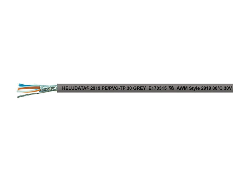 HELUDATA® 2919 PE/PVC-TP 30 GREY