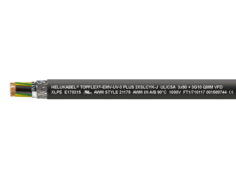 TOPFLEX®-EMV-UV-3-PLUS-2XSLCYK-J UL/CSA