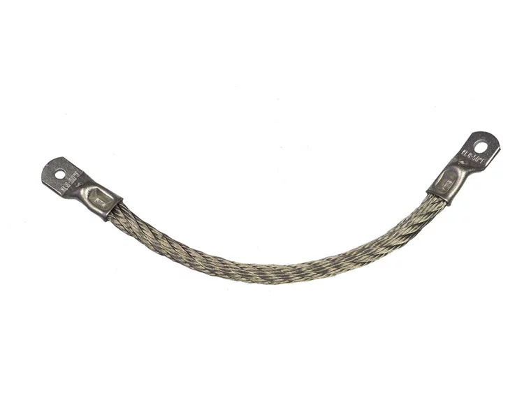 Highly flexible copper ropes KLH tinned assembled