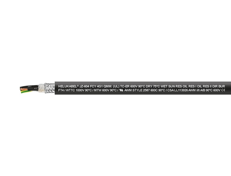 JZ-604-FCY TC TRAY CABLE / OZ-604-FCY TC TRAY CABLE