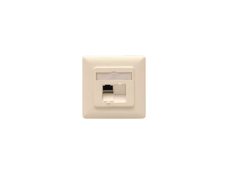 Outlet RJ45 socket 2P