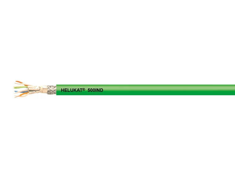 HELUKAT® 500IND CAT.6A SF/FTP PVC STATIC
