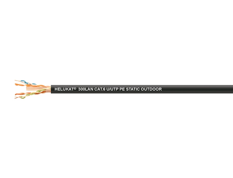 HELUKAT® 300LAN CAT.6 U/UTP PE STATIC OUTDOOR