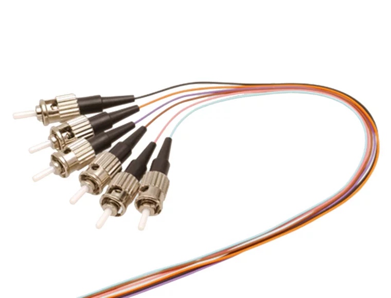 HELUCOM® CONNECTING SYSTEMS® ST-Fibre pigtails farbig 2M