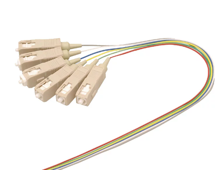 HELUCOM® CONNECTING SYSTEMS® SC-Fibre pigtails farbig 2M
