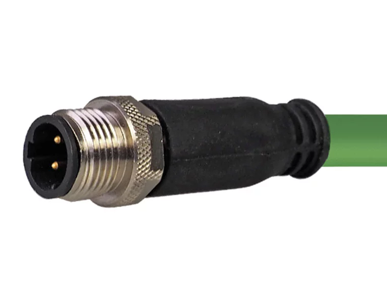 HELUKAT® CONNECTING SYSTEMS® INDUSTRY PROFInet B M12-D(male)-IP67 180°