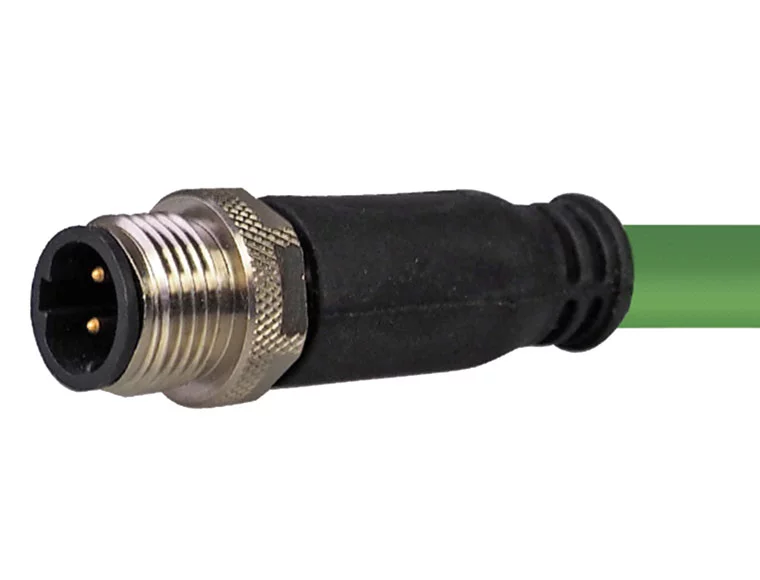 HELUKAT® CONNECTING SYSTEMS® INDUSTRY PROFInet C PUR M12-D(male)-IP67 180°