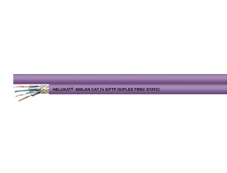 HELUKAT® 600LAN CAT.7e S/FTP DUPLEX FRNC STATIC