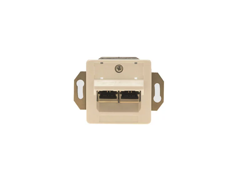 Outlet RJ45 socket class E 2P horizontal