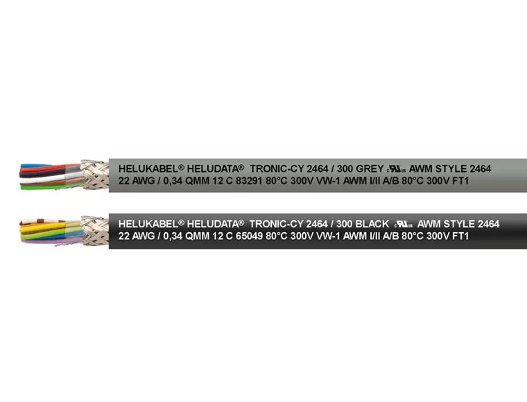 HELUDATA® TRONIC-CY 2464 / 300 GREY  /  HELUDATA® TRONIC-CY 2464 / 300 BLACK